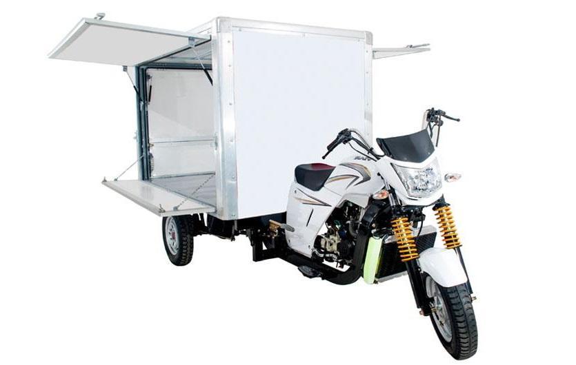 Jualan Keliling Menggunakan Motor Roda Tiga New Karya 150 Bhs