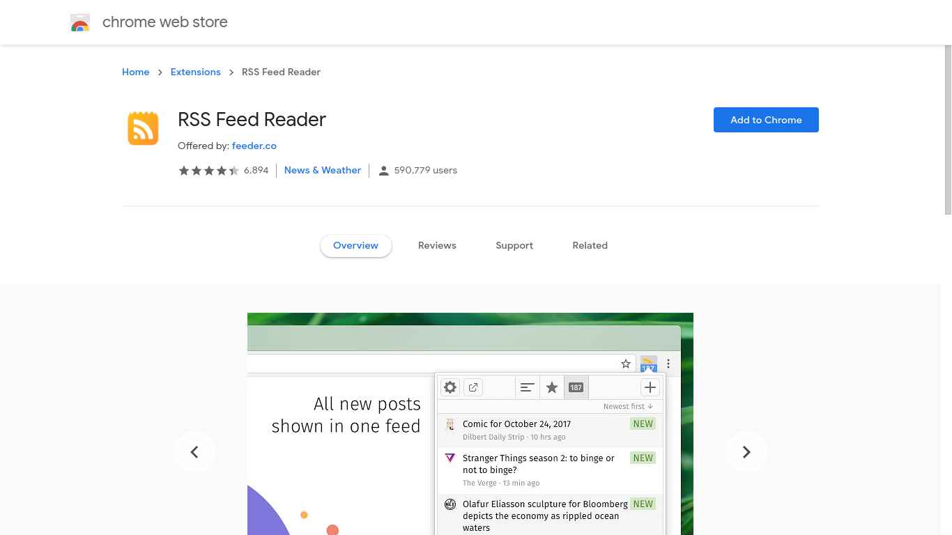 1. Pasang RSS Feed Reader di Chrome 1. Pasang RSS Feed Reader di Chrome