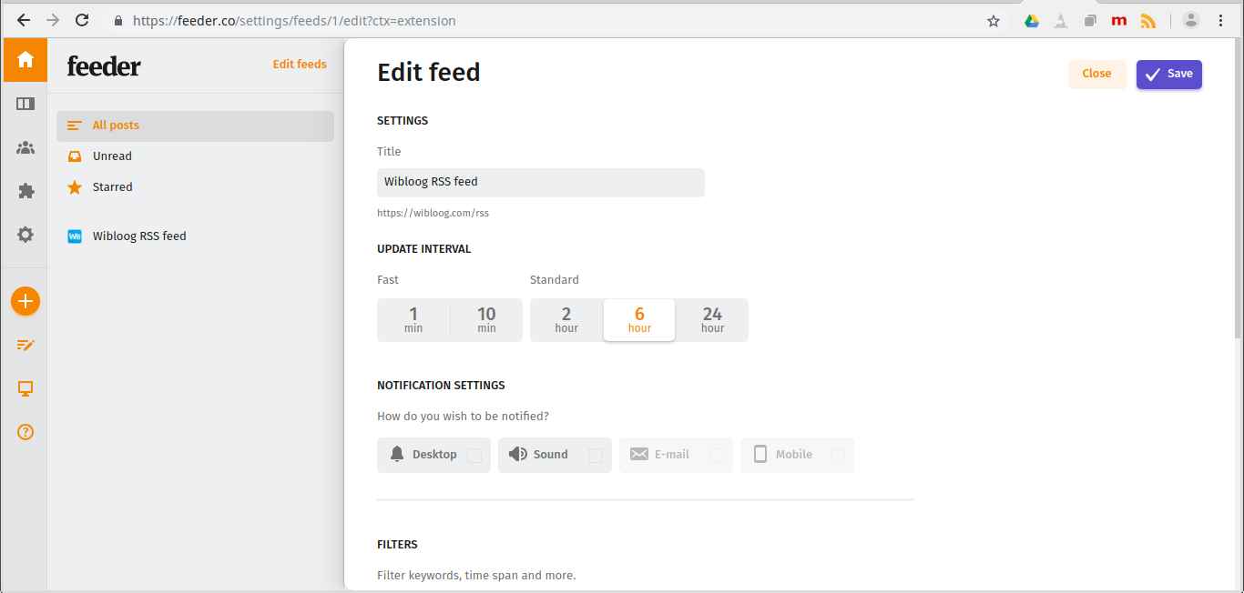 3. Pangaturan RSS Feed Reader 3. Pangaturan RSS Feed Reader