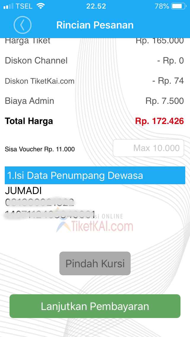 4. Perubahan Tempat Duduk 4. Perubahan Tempat Duduk